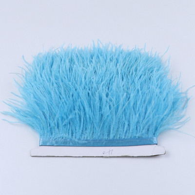 1 meeter Mitmevärviline ehtne jaanalinnu sulg Trimmilint 8-10cm Valge jaanalind kleidi jaoks, riietuse kaunistamine, õmblemine suled käsitöö