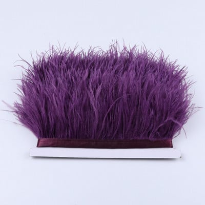 1 meeter Mitmevärviline ehtne jaanalinnu sulg Trimmilint 8-10cm Valge jaanalind kleidi jaoks, riietuse kaunistamine, õmblemine suled käsitöö