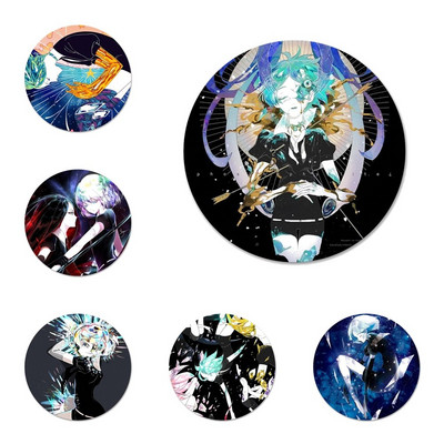 58mm Houseki No Kuni Icons Pins Διακοσμητικό σήμα Καρφίτσες Μεταλλικές κονκάρδες για διακόσμηση σακιδίων πλάτης