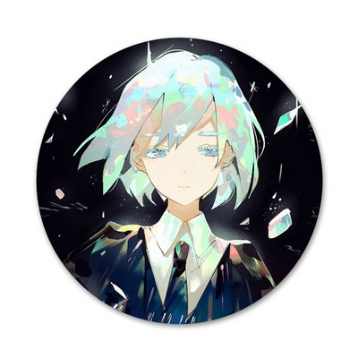 58mm Houseki No Kuni Icons Pins Διακοσμητικό σήμα Καρφίτσες Μεταλλικές κονκάρδες για διακόσμηση σακιδίων πλάτης