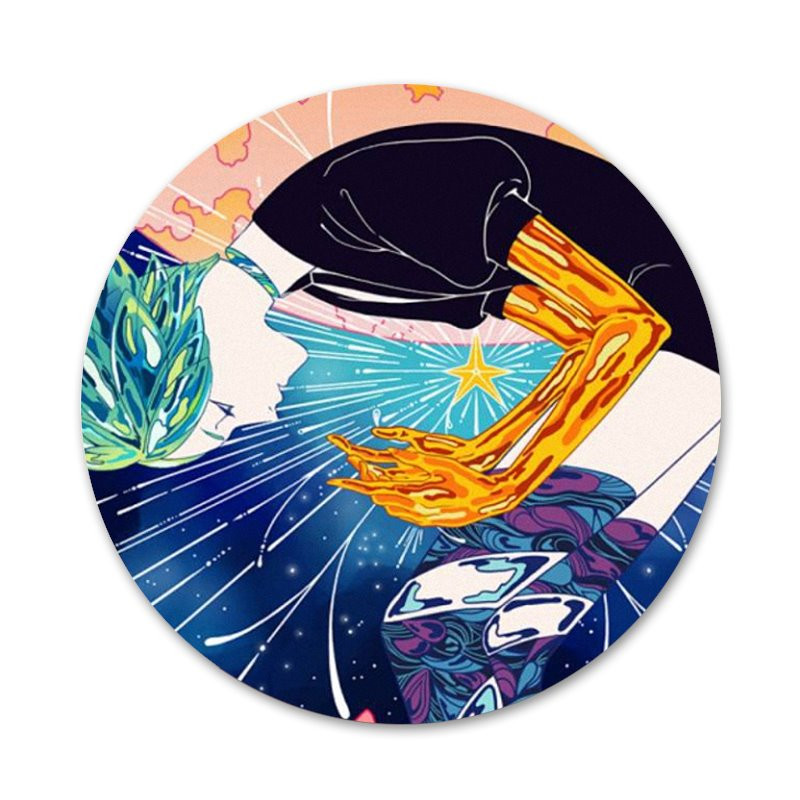 58mm Houseki No Kuni Icons Pins Διακοσμητικό σήμα Καρφίτσες Μεταλλικές κονκάρδες για διακόσμηση σακιδίων πλάτης