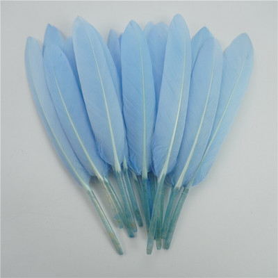 100 ks/sada 10-15 cm/4-6 palcov farebné kačacie pierka na remeslá prírodné perá na vyšívanie a remeslá DIY sviatočné dekorácie