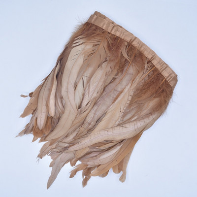 2-meetrine värviline kukesaba sulgedest trimmipael lindil Musta faasani suled käsitööks Kaunistused õmbluskarnevali kaunistuseks