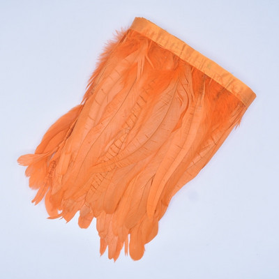 2-meetrine värviline kukesaba sulgedest trimmipael lindil Musta faasani suled käsitööks Kaunistused õmbluskarnevali kaunistuseks