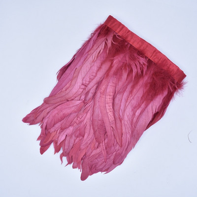 2-meetrine värviline kukesaba sulgedest trimmipael lindil Musta faasani suled käsitööks Kaunistused õmbluskarnevali kaunistuseks