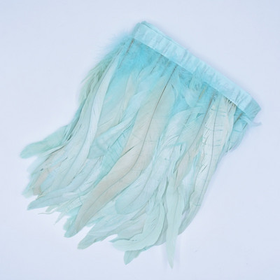 2-meetrine värviline kukesaba sulgedest trimmipael lindil Musta faasani suled käsitööks Kaunistused õmbluskarnevali kaunistuseks