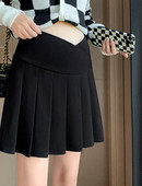 Jesensko-zimska plisirana trudnička suknja visokog struka