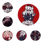 Armas multikas põrgutaja märk prossnõel Aksessuaarid riiete jaoks Seljakoti kaunistus kingitus