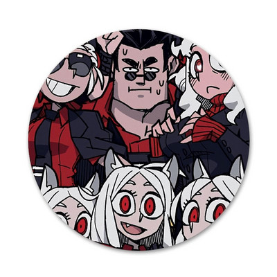 Armas multikas põrgutaja märk prossnõel Aksessuaarid riiete jaoks Seljakoti kaunistus kingitus