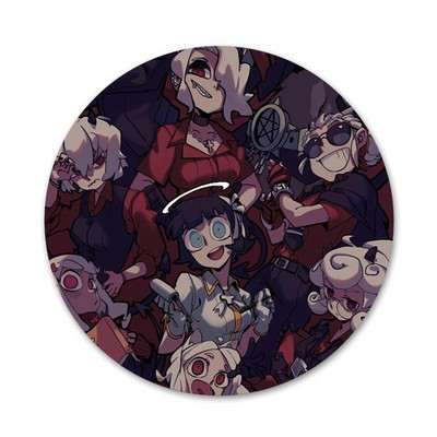 Armas multikas põrgutaja märk prossnõel Aksessuaarid riiete jaoks Seljakoti kaunistus kingitus