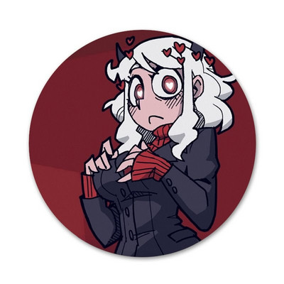 Armas multikas põrgutaja märk prossnõel Aksessuaarid riiete jaoks Seljakoti kaunistus kingitus