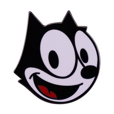 C2187 Vintage Cat Emajl Pin Anime Pins Značke na ruksaku Slatke stvari Dodaci Nakit Manga Poklon Broševi Značka na reveru