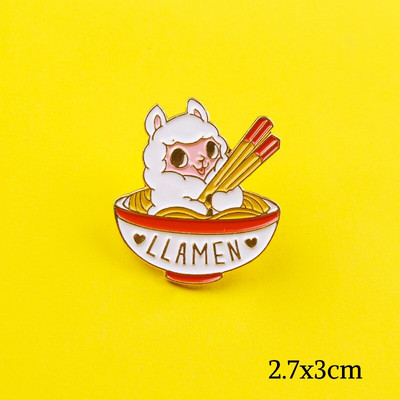 Insigne în stil japonez smalț pin desen animat personalizat broșe amuzante cu animale geantă rever insignă plante bijuterii cadou pentru copii