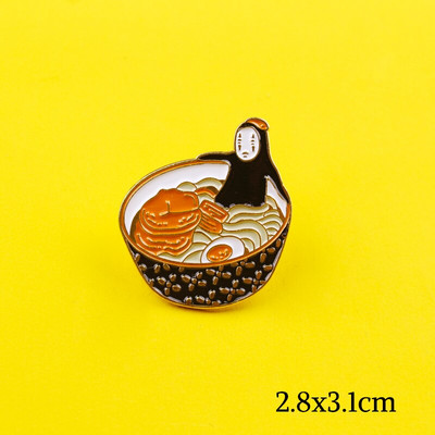 Insigne în stil japonez smalț pin desen animat personalizat broșe amuzante cu animale geantă rever insignă plante bijuterii cadou pentru copii