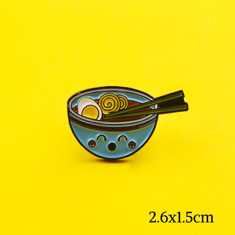 Insigne în stil japonez smalț pin desen animat personalizat broșe amuzante cu animale geantă rever insignă plante bijuterii cadou pentru copii