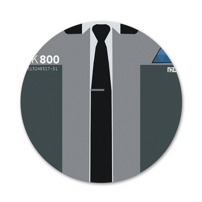 Detroit Become Human Android RK800 Connor Kara icoane ace insignă decorare broșe insigne metalice pentru decorarea rucsacului 58mm