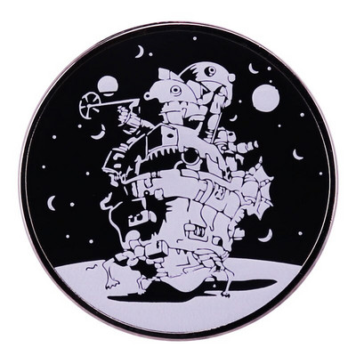 C3557 Cartoon Art Email Pins Naljakas animatsioon Prossid riietele Seljakott Reväärid Märgid Mood Ehted Aksessuaarid Kingitused