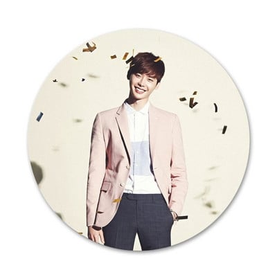 Lee Jong Suk piktogramos Smeigtukai Ženkliuko dekoravimas Sagės Metaliniai ženkleliai drabužiams Kuprinės puošimas