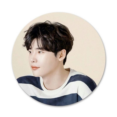 Lee Jong Suk piktogramos Smeigtukai Ženkliuko dekoravimas Sagės Metaliniai ženkleliai drabužiams Kuprinės puošimas