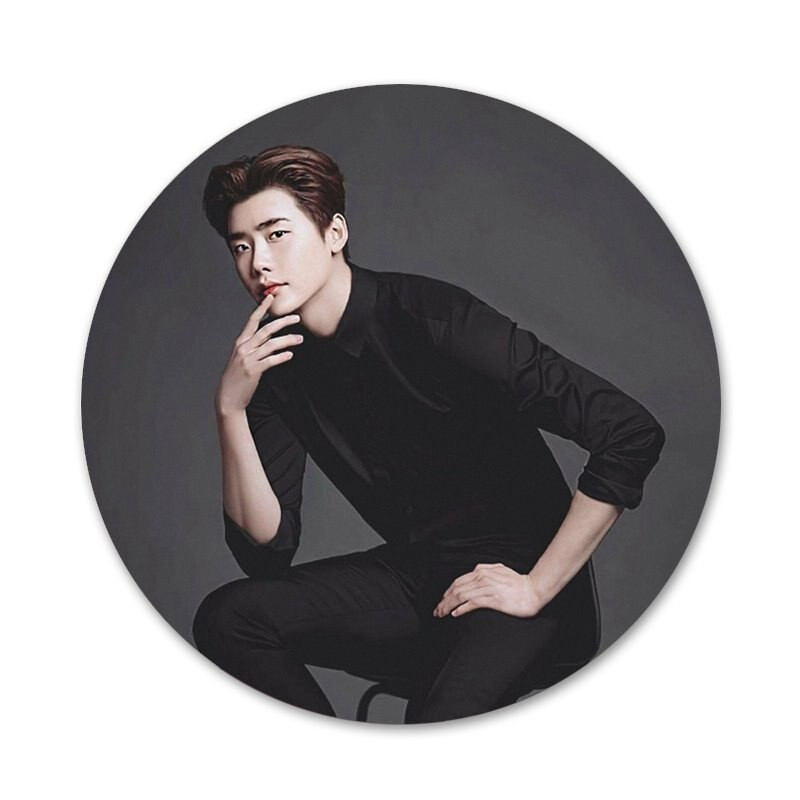 Lee Jong Suk piktogramos Smeigtukai Ženkliuko dekoravimas Sagės Metaliniai ženkleliai drabužiams Kuprinės puošimas