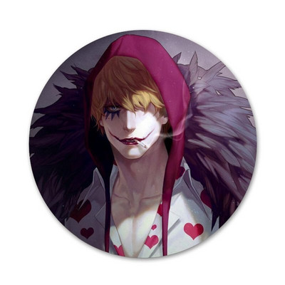 One Piece Corazon Anime Odznak Brošňa Pin Doplnky Na Oblečenie Batoh Dekorácia Darček