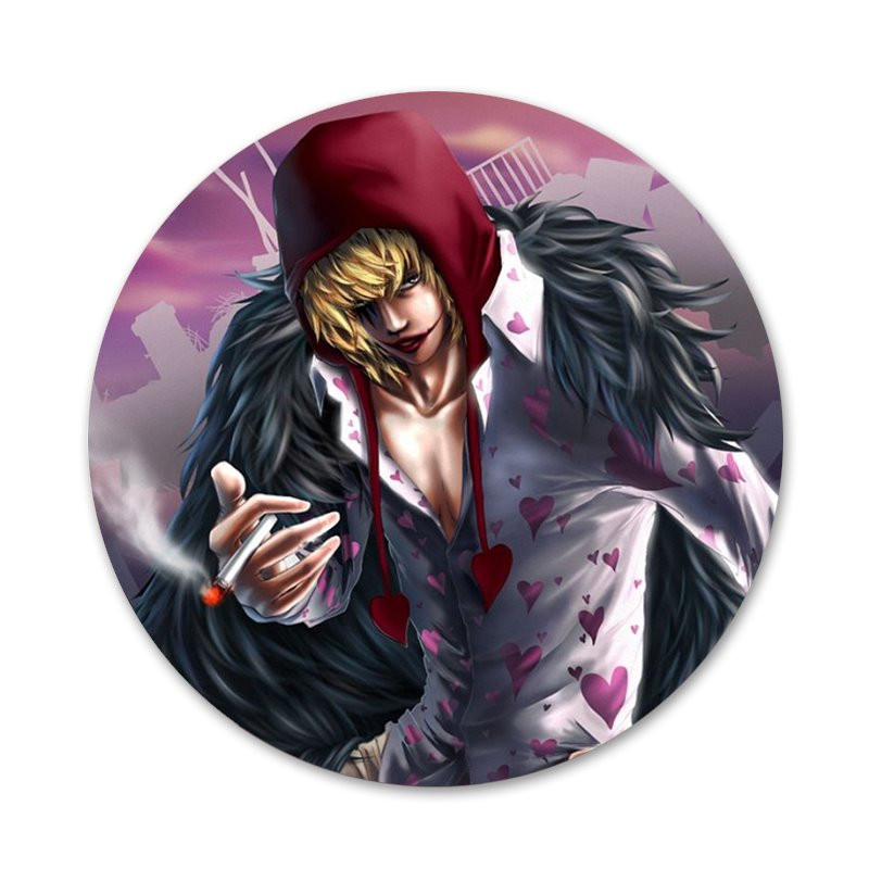 One Piece Corazon Anime Odznak Brošňa Pin Doplnky Na Oblečenie Batoh Dekorácia Darček