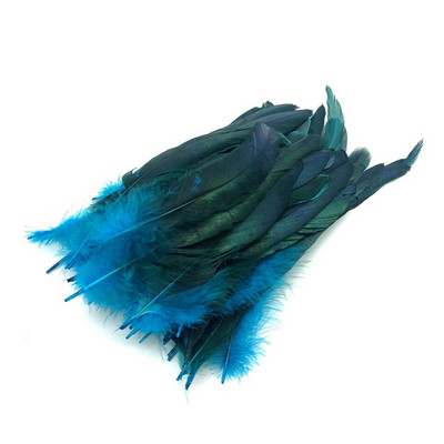 20vnt./St. Plume Black Party Gaidžio plunksnos Amatai „Pasidaryk pats“ Natūralios spalvos plunksnų papuošalai Vestuvinių papuošalų kūrimas Plumas 13-18cm