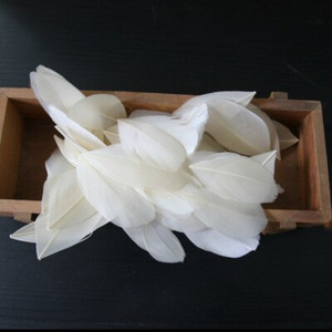 5-8 cm plaukiojančios galvos plunksnos Natūralios žąsies plunksnos, pasidaryk pats papuošalų pakabukas, dažytas 25 spalvomis, plunksnos amatų dekoravimo medžiaga 50 vnt.