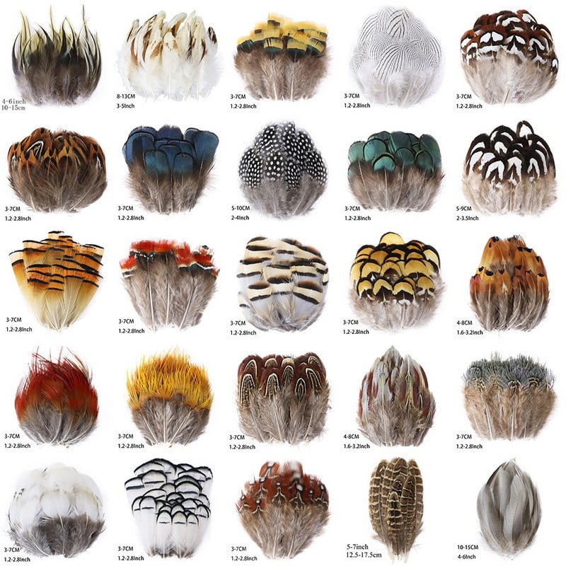 50 ks prírodných pávích a bažantích pierok na remeslá, výrobu šperkov, doplnky, svadobné dekorácie, lapač snov, perá, veľkoobchod