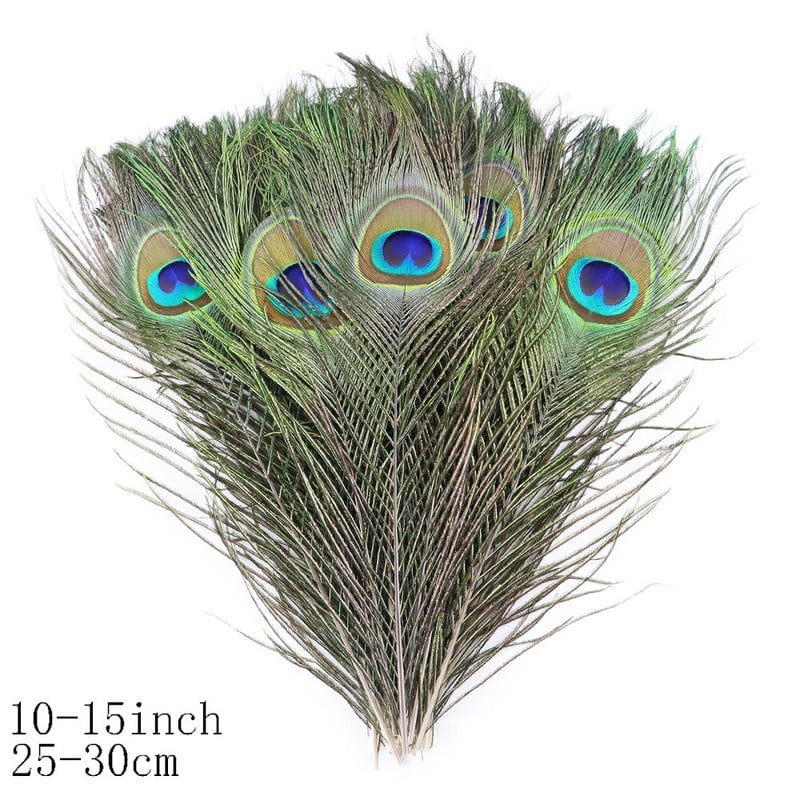50 ks prírodných pávích a bažantích pierok na remeslá, výrobu šperkov, doplnky, svadobné dekorácie, lapač snov, perá, veľkoobchod