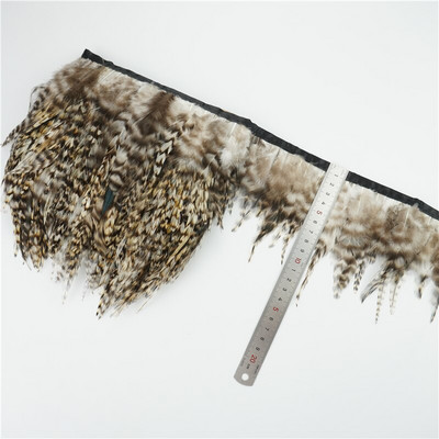 1 meeter/partii Looduslikud faasanisuled Äärised Kukk Suled Paabulinnu Pluma Paelad käsitööks DIY Dekoratsioon rõivaste õmblemiseks