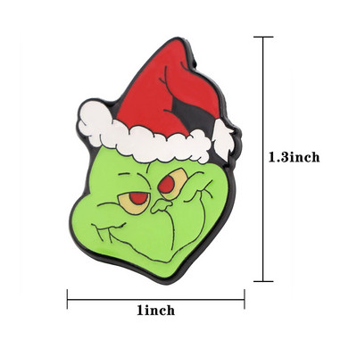 AD1578 jõulukoletise märgid koos animeemailiga nööpnõelaga prossid Reväärinõelad seljakotil, ehted, aksessuaarid, uusaastakingitus