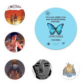 58 mm Max Caulfield Life Is Strange 2 Ikony Špendlíky Odznak Dekorácia Brošne Kovové Odznaky na Dekoráciu Batohu