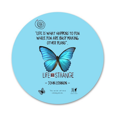 58 mm Max Caulfield Life Is Strange 2 Ikony Špendlíky Odznak Dekorácia Brošne Kovové Odznaky na Dekoráciu Batohu