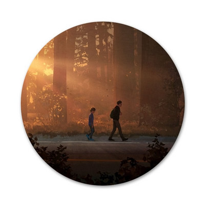 58 mm Max Caulfield Life Is Strange 2 Ikony Špendlíky Odznak Dekorácia Brošne Kovové Odznaky na Dekoráciu Batohu