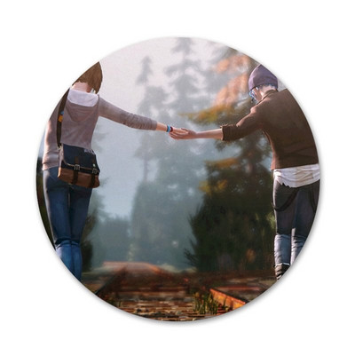 58 mm Max Caulfield Life Is Strange 2 Ikony Špendlíky Odznak Dekorácia Brošne Kovové Odznaky na Dekoráciu Batohu