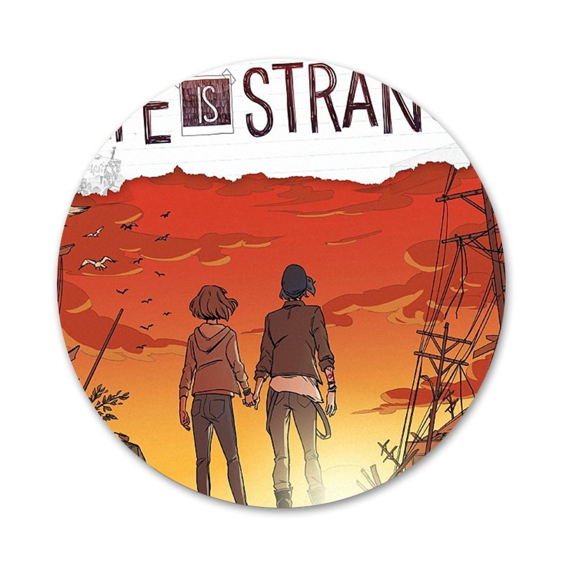 58 mm Max Caulfield Life Is Strange 2 Ikony Špendlíky Odznak Dekorácia Brošne Kovové Odznaky na Dekoráciu Batohu