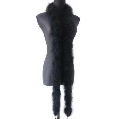 1 metras juodos plunksnos Apkirpti Gaidys Žąsis Strutis Marabu Turkija Plunksna Kraštas rankdarbiams Amatai Suknelė Drabužių siuvimas Dekoracija