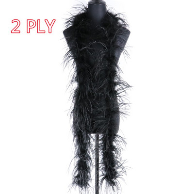 1 metras juodos plunksnos Apkirpti Gaidys Žąsis Strutis Marabu Turkija Plunksna Kraštas rankdarbiams Amatai Suknelė Drabužių siuvimas Dekoracija