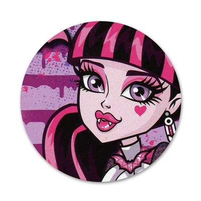 Monsters High Girl Icons Καρφίτσες Διακοσμητικό σήμα Καρφίτσες μεταλλικές κονκάρδες για διακόσμηση σακιδίου πλάτης