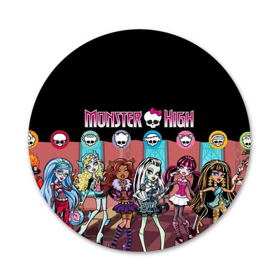 Monsters High Girl Icons Καρφίτσες Διακοσμητικό σήμα Καρφίτσες μεταλλικές κονκάρδες για διακόσμηση σακιδίου πλάτης