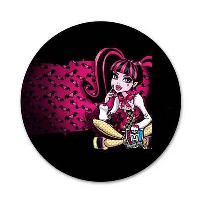 Monsters High Girl Icons Καρφίτσες Διακοσμητικό σήμα Καρφίτσες μεταλλικές κονκάρδες για διακόσμηση σακιδίου πλάτης