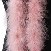 2 Yards 13G Marabou Suled Boa Jõulupuu Roosa Kalkuni sulg Lindil Pulmakleit Sall Dekoratiivne Käsitöö Suled