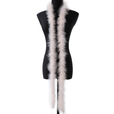 2 Yards 13G Marabou Suled Boa Jõulupuu Roosa Kalkuni sulg Lindil Pulmakleit Sall Dekoratiivne Käsitöö Suled