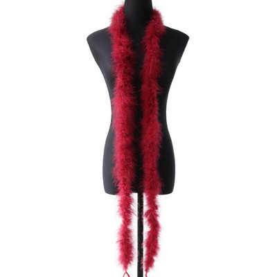 2 Yards 13G Marabou Suled Boa Jõulupuu Roosa Kalkuni sulg Lindil Pulmakleit Sall Dekoratiivne Käsitöö Suled