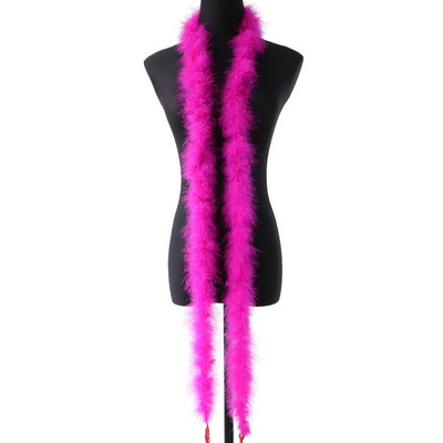2 Yards 13G Marabou Suled Boa Jõulupuu Roosa Kalkuni sulg Lindil Pulmakleit Sall Dekoratiivne Käsitöö Suled