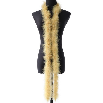 2 Yards 13G Marabou Suled Boa Jõulupuu Roosa Kalkuni sulg Lindil Pulmakleit Sall Dekoratiivne Käsitöö Suled