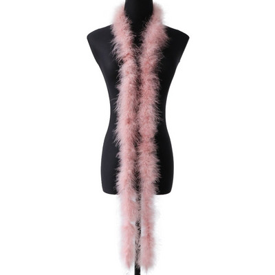 2 Yards 13G Marabou Suled Boa Jõulupuu Roosa Kalkuni sulg Lindil Pulmakleit Sall Dekoratiivne Käsitöö Suled