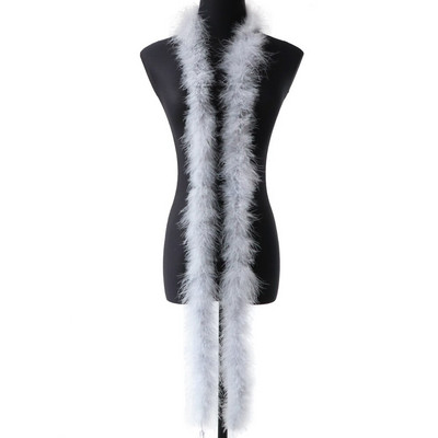 2 Yards 13G Marabou Suled Boa Jõulupuu Roosa Kalkuni sulg Lindil Pulmakleit Sall Dekoratiivne Käsitöö Suled
