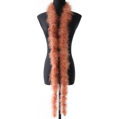 2 Yards 13G Marabou Suled Boa Jõulupuu Roosa Kalkuni sulg Lindil Pulmakleit Sall Dekoratiivne Käsitöö Suled